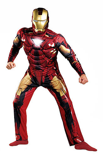 Adult Deluxe Mark 6 Iron Man Costume