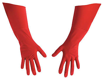 Red Adult Superhero Gloves