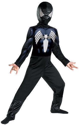 Black-Suited Kids Spiderman Costume