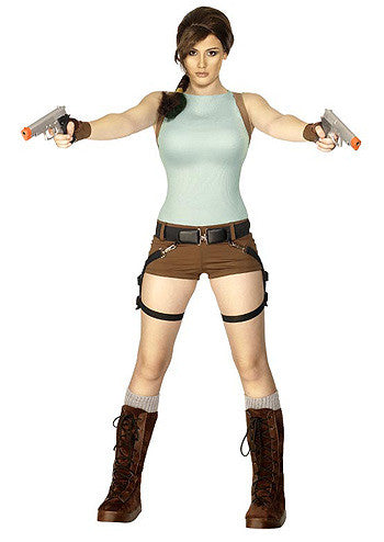 Sexy LARA CROFT HOLSTER BELT Buckle Tomb Raider Costume