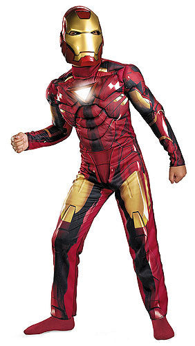 Boys Mark 6 Iron Man Light Up Costume