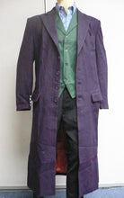 Authentic TDK Joker Purple Wool Trenchcoat